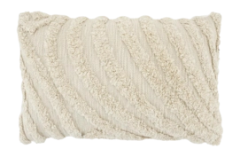 Sierkussen By-Boo Sabi - Off White (30 x 50 cm)