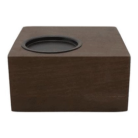Kandelaar vtwonen Block Brown 15 x 15 x 6cm