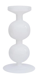 Candle Holder Urban Nature Culture Bulb White 25 cm