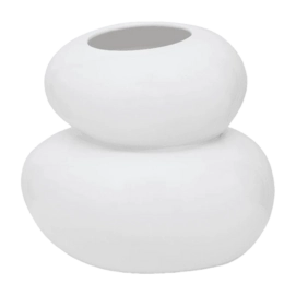 Vase Urban Nature Culture Galets White