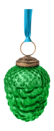 Ornement de Noël Pip Studio Glass Pine Cone Green 7,5 cm (Lot de 4)