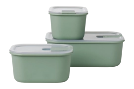 Set Storage System Mepal Easyclip (2 x 450 ml + 1000 ml) Nordic Sage (Set of 3)