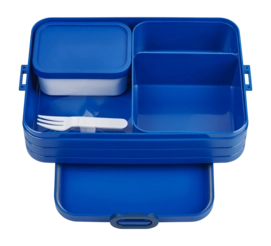 Bento Mepal On The Go Take A Break 1,5 L, Lunch Box con 2 Bentobox, Blu vivido
