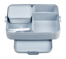 Bento Mepal On The Go Take A Break 1,5 L, Lunch Box con 2 Bentobox, Azzurro Nordico