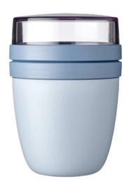 Food Container Mepal On The Go Ellipse Nordic Blue 500 ml + 200 ml