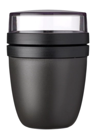 Food Container On The Go Mepal Ellipse Nordic Black 500 ml + 200 ml