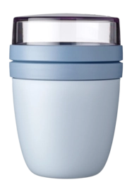 Food Container Mepal Ellipse Mini Nordic Blue 300 ml + 120 ml