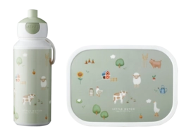 Lunchset Mepal Campus (Pop-up + Lunchbox Mepal) Little Farm 400 ml + 750 ml