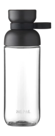 Borraccia per acqua frizzante Mepal On The Go Vita 0,5 L, Tritan, Nero Nordico