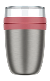 Insulated Food Container Mepal On The Go Ellipse Vivid Mauve 500 ml + 200 ml