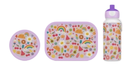 Lunchset Mepal Campus (Pop up + Lunchbox + Fruitbox) Food Fest 400ml + 750ml + 300ml