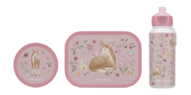 Lunchset Mepal Campus (Pop up + Lunchbox + Fruitbox) Fairy Garden 400ml + 750ml + 300ml