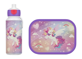 Lunchset Mepal Campus (Pop-up + Lunchbox Mepal) Unicorn Glow 400 ml + 750 ml