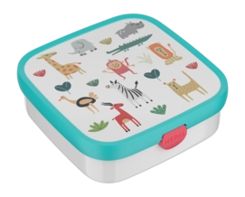 Food Container for Children Mepal Bento Campus Large Animal Friends 1300 ml