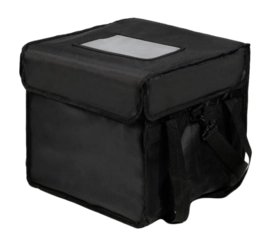 Sac Isotherme Steamy Food Delivery Bag Black Large 44L
