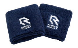 Sweatbands Robey Mixed Double Wristbands Match Navy