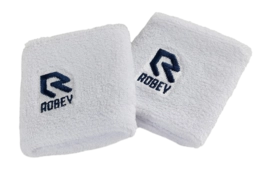 Bandes de Sueur Robey Mixed Double Wristbands Racket White