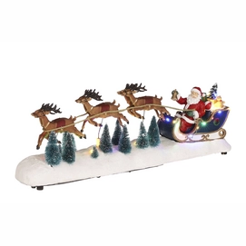 Luville Santa Sleigh Battery Operated