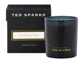 Geurkaars Ted Sparks Demi Patchouli & Musk