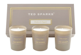 Geurkaars Ted Sparks Giftset Tonka & Pepper