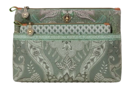 Toilettas Pip Studio Kyoto Festival Cosmetic Bag Combi Green
