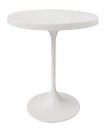Bijzettafel Urban Nature Culture High Gloss White Ø50
