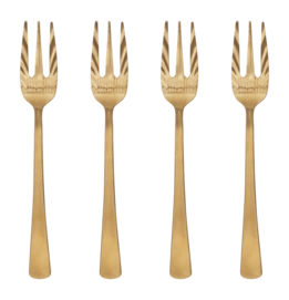 Fourchette Urban Nature Culture Set Gold (4 Pièces)