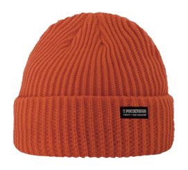 Bonnet Poederbaas Unisexe Royal Rib Mandarin Red