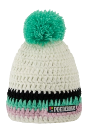 Mütze Poederbaas Classic Colorful Unisex Mint / Cream / Black