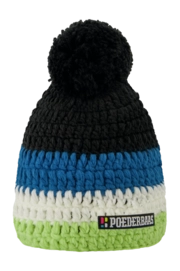 Mütze Poederbaas Classic Colorful Unisex Black / Blue / Cream / Lime