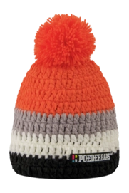 Mütze Poederbaas Classic Colorful Unisex Orange / Grey / White / Black