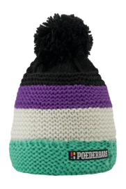 Mütze Poederbaas Classic Colorful 2.0 Unisex Black / Purple / White / Mint