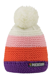Mütze Poederbaas Classic Colorful 2.0 Unisex White / Pink / Orange / Purple