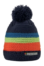Mütze Poederbaas Classic Colorful 2.0 Unisex Black / Yellow / Orange