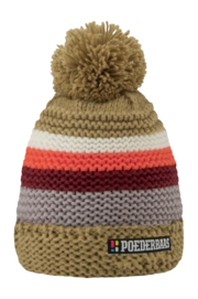 Mütze Poederbaas Classic Colorful 2.0 Unisex Brown / White / Orange / Black