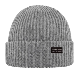 Beanie Hat Poederbaas Royal Rib Grey