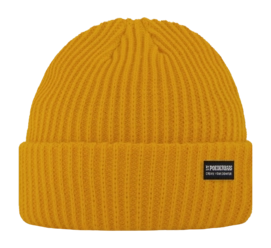Beanie Hat Poederbaas Royal Rib Yellow