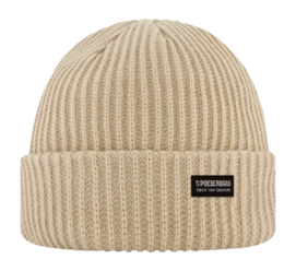 Beanie Hat Poederbaas Royal Rib Sand