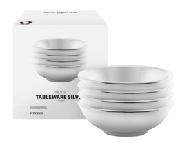 Tea Tip vtwonen Tea Tip/Sauce Bowl Silver 7cm (Set of 4)