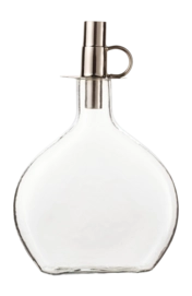 Porte-Bougie vtwonen Bottle and Bottle Candle Holder Silver (2 Pièces)