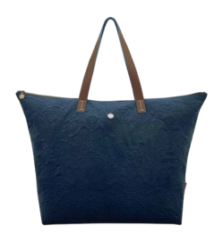 Draagtas Pip Studio Velvet Quiltey Days Tote Bag Blue