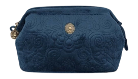 Toiletry Bag Pip Studio Velvet Quiltey Days Cosmetic Purse Small Blue
