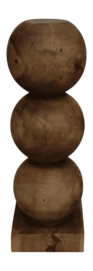 Sokkel Urban Nature Culture Bulb Brown 28 x 83 cm