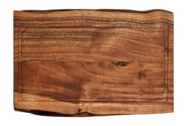 Tagliere in legno con bordo Forged Essentials 45 x 30 cm, Acacia