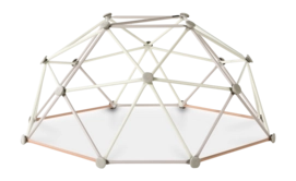 Speeltoestel Exit Metal Climbing Dome 190 cm - Pastel
