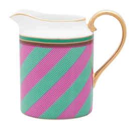 Pot à Lait Pip Studio Chique Small Stripes Pink Green 260 ml (Ensemble de 2)