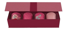 Mug Gift Set Pip Studio Oriental Flower Festival Dark Pink 230 ml (Set of 4)