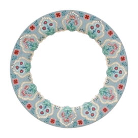 Assiette à Petit Déjeuner Pip Studio Flower Festival Deco Light Blue 21 cm (Lot de 4)