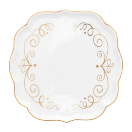 Soucoupe à Thé Pip Studio Royal Winter White 10 cm (Lot de 6)