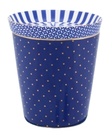 Mug and Tea Tip Pip Studio Royal Small Dots Blue 230 ml (2-piece)